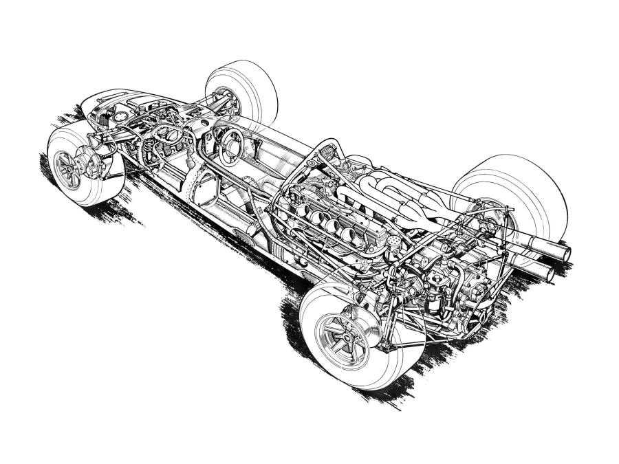 Схема Lola T90 1966 года  (фото 4 из 4)